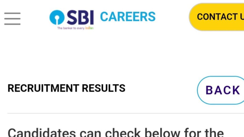 SBI PO Prelims Result 2025 Declared